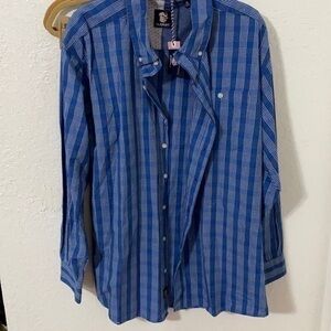 Olefant striped dress shirt